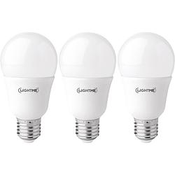 Foto van Lightme lm85918 led-lamp energielabel f (a - g) e27 peer 11 w = 75 w warmwit (ø x l) 60 mm x 117 mm 3 stuk(s)