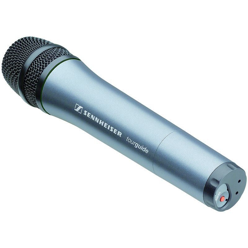 Foto van Sennheiser skm 2020-d us handheld zender voor tourguide systeem