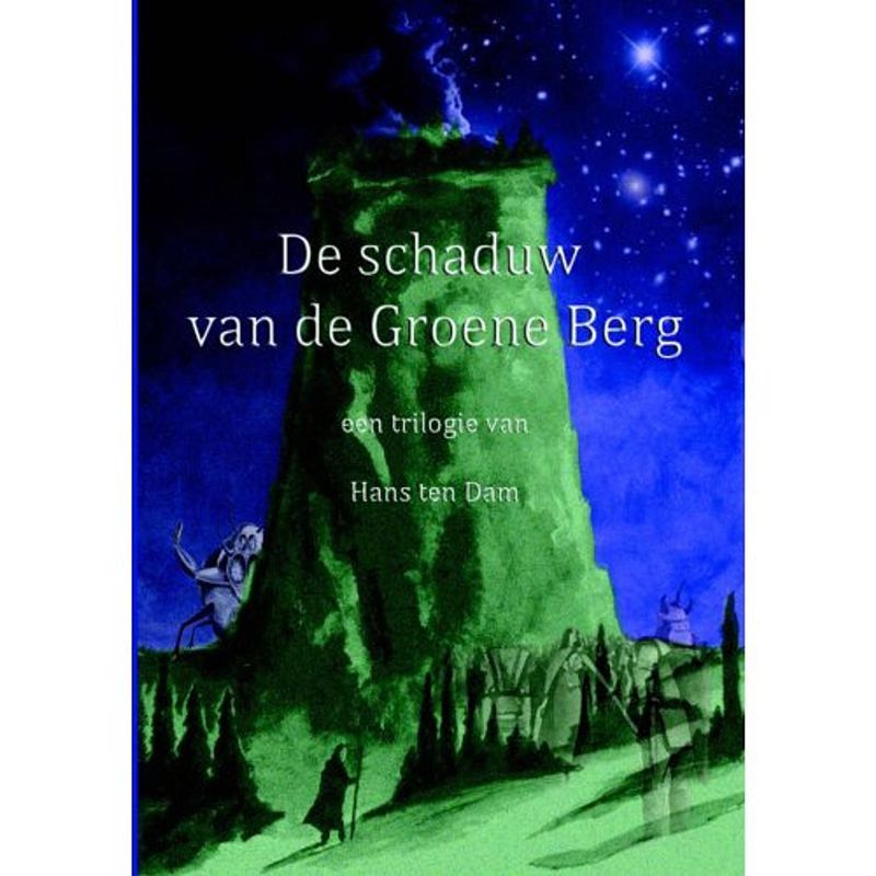 Foto van De schaduw van de groene berg