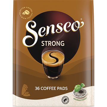 Foto van Senseo strong coffee pads 36 stuks 250g bij jumbo