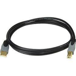 Foto van Klotz usb-ab3 a male - b male 2.0 usb-kabel 3 meter