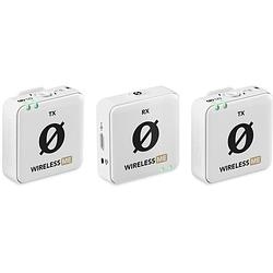 Foto van Rode wireless me dual draadloze dasspeldmicrofoon wit