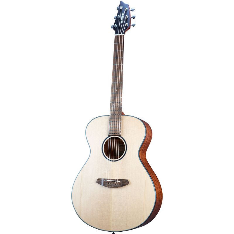 Foto van Breedlove discovery s concert spruce lh linkshandige akoestische western gitaar - natural satin