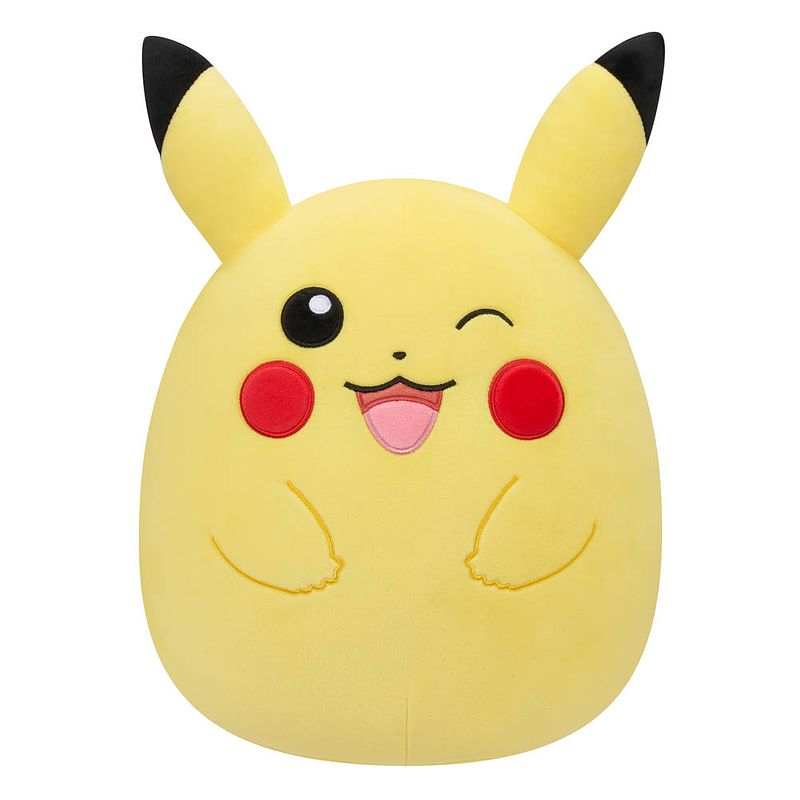 Foto van Squishmallows pokémon knuffel knipogende pikachu - 36 cm