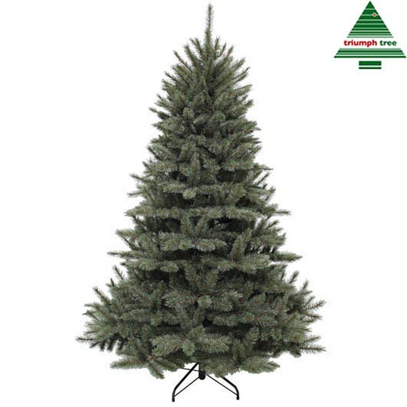 Foto van Triumph tree - forest frosted pine kunstkerstboom newgrowth blue d157 h230 cm