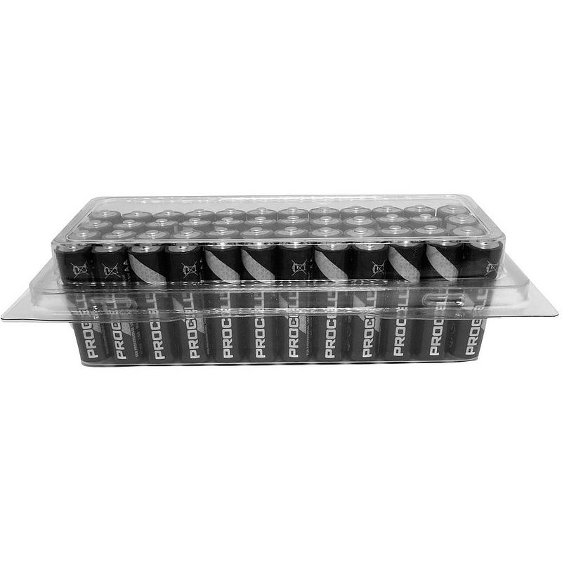 Foto van Aa batterij (penlite) duracell procell industrial alkaline 1.5 v 48 stuk(s)
