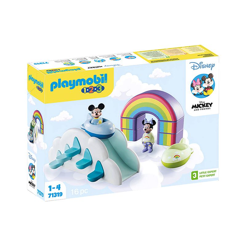 Foto van Playmobil 1.2.3 & disney 1.2.3 & disney: mickey'ss & minnie'ss cloud home