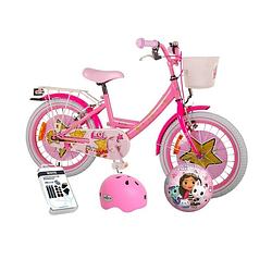 Foto van Volare kinderfiets lol surprise - 18 inch - roze - twee handremmen - met fietshelm en accessoires