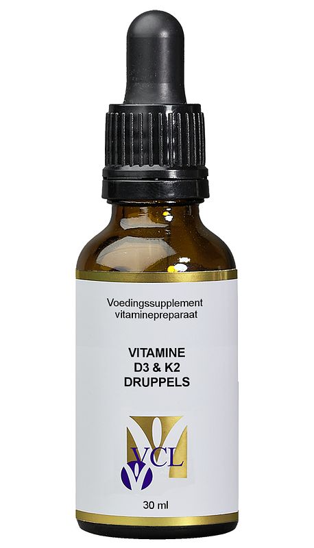 Foto van Vital cell life vitamine d3 & k2 druppels