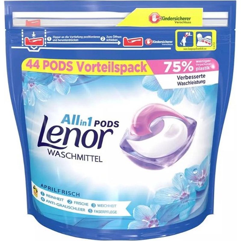 Foto van Lenor - aprilfris - all in 1 pods - 44 wasbeurten