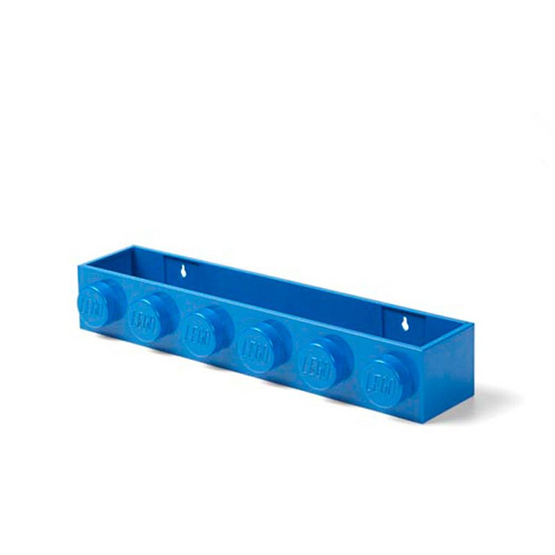 Foto van Lego - boekenplank, blauw - polypropyleen - lego