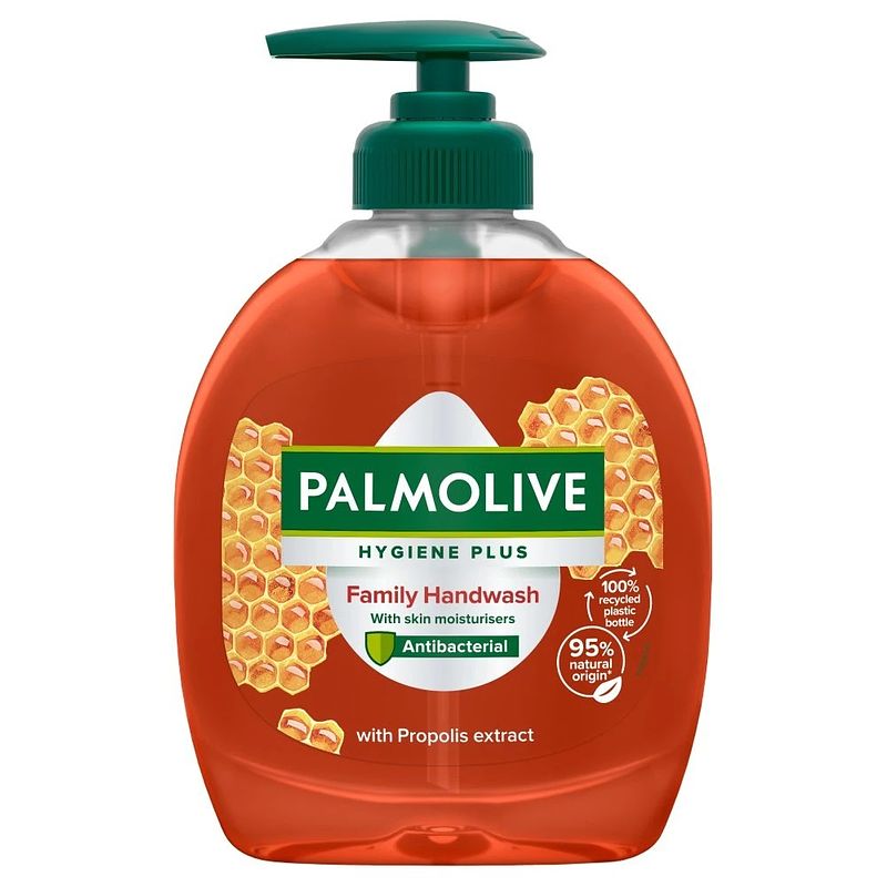 Foto van Palmolive hygiene plus family antibacteriele vloeibare handzeep 300ml bij jumbo