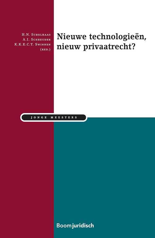 Foto van Nieuwe technologieën, nieuw privaatrecht? - ebook (9789462747951)