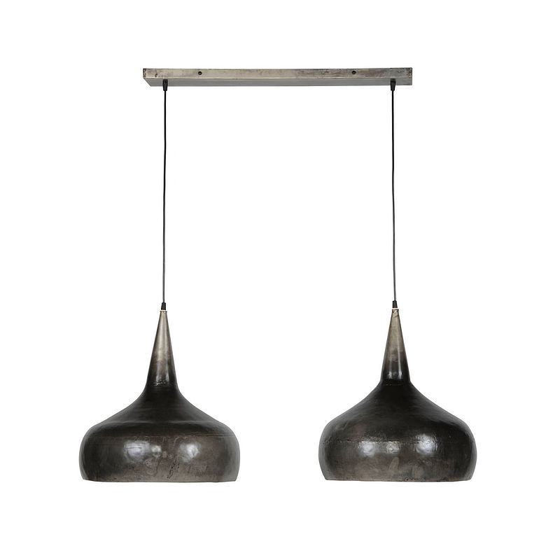 Foto van Hoyz - hanglamp trechter - 2x ø40 rond - 100x40x150