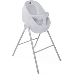 Foto van Chicco bad/douche-babyzitje bubble nest 99 x 55 cm wit 2-delig