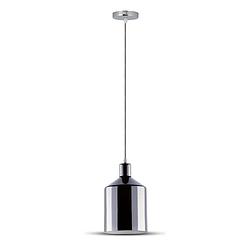 Foto van V-tac hanglamp vt-8175 17 x 100 cm e27 staal 60w chroom