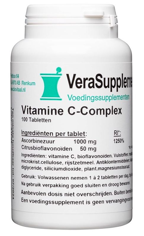 Foto van Verasupplements vitamine c complex tabletten