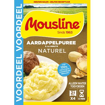 Foto van Mousline aardappelpuree naturel à la minute voordeelverpakking 356g bij jumbo