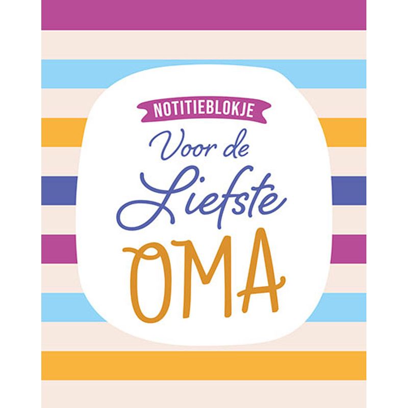 Foto van Deltas notitieblokje - voor de liefste oma