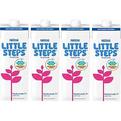 Foto van Little steps® peutermelk 3+ 4 x 1l bij jumbo