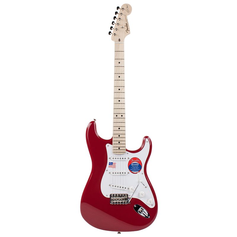 Foto van Fender eric clapton stratocaster torino red mn