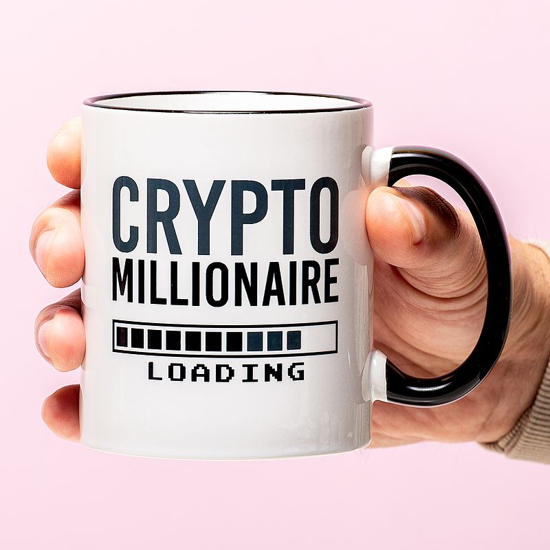 Foto van Mok crypto millionaire