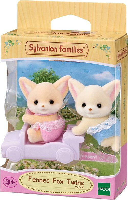 Foto van Sylvanian families - tweeling woestijn vos (5697) - speelgoed (5054131056974)