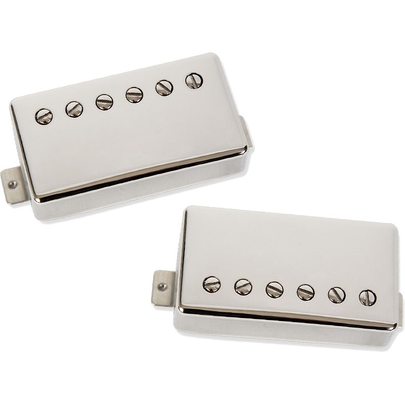 Foto van Seymour duncan joe bonamassa the blonde dot 1960 es-335 humbucker set nickel cover gitaarelementen (set van 2)