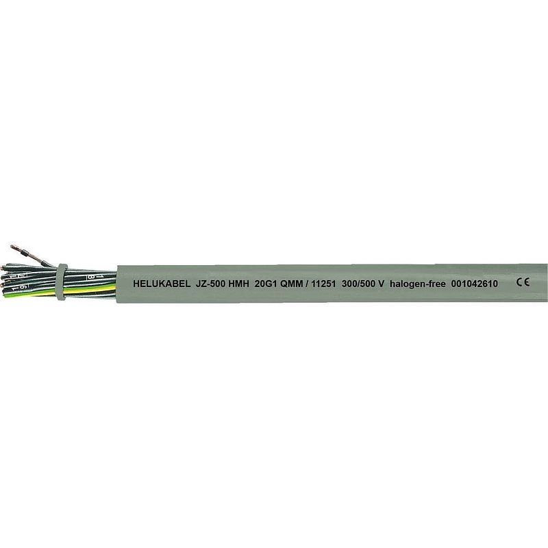 Foto van Helukabel jz-500 hmh stuurstroomkabel 5 g 0.50 mm² grijs 11204-500 500 m