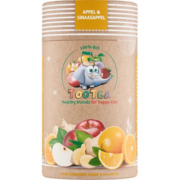 Foto van Tootea appel & sinaasappel bio vanaf 6 maanden 100g bij jumbo