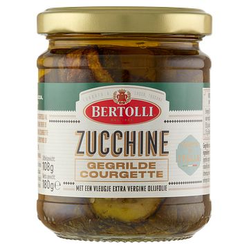 Foto van Bertolli zucchine gegrilde courgette 180g bij jumbo