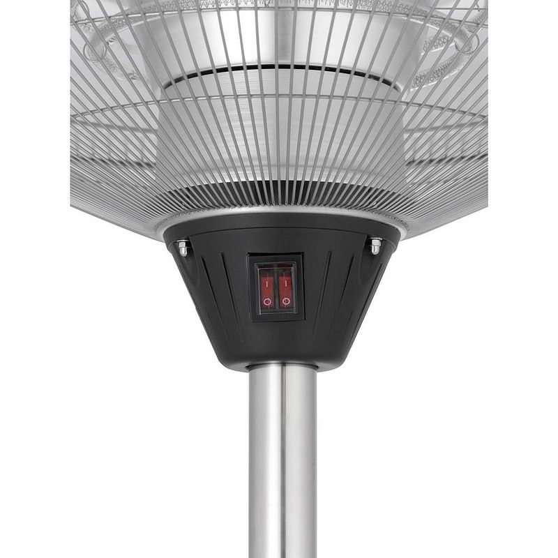 Foto van Tepro garten millbury terrasverwarming 2000 w zilver