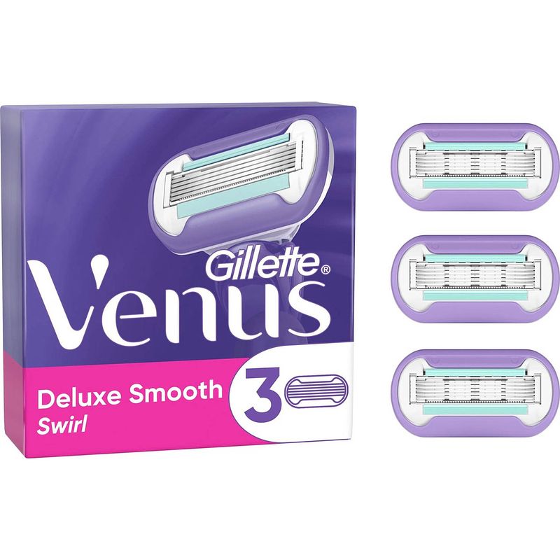 Foto van Gillette venus deluxe smooth swirl - 3 stuks