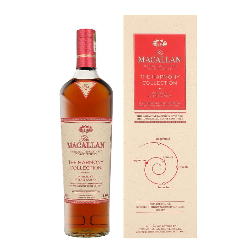 Foto van The macallan harmony intense arabica 70cl whisky + giftbox