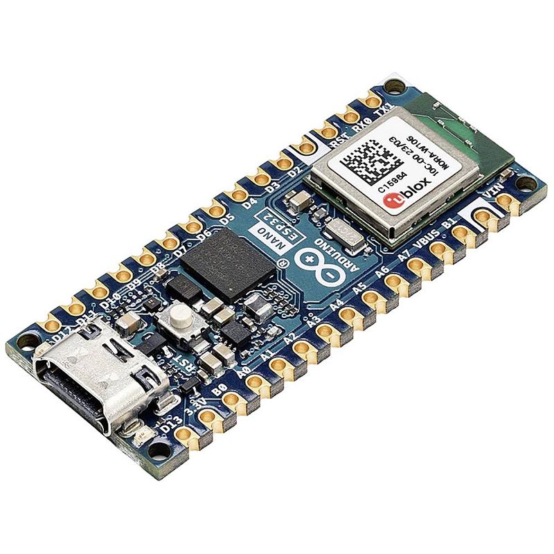 Foto van Arduino abx00092 board nano esp32 without headers nano