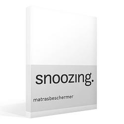 Foto van Snoozing - matrasbeschermer - 80/90x200 - wit