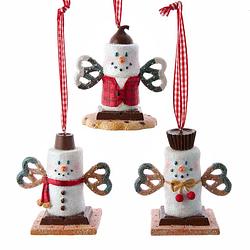 Foto van Kurt s. adler - ornament plastic smore pretzel l12cm