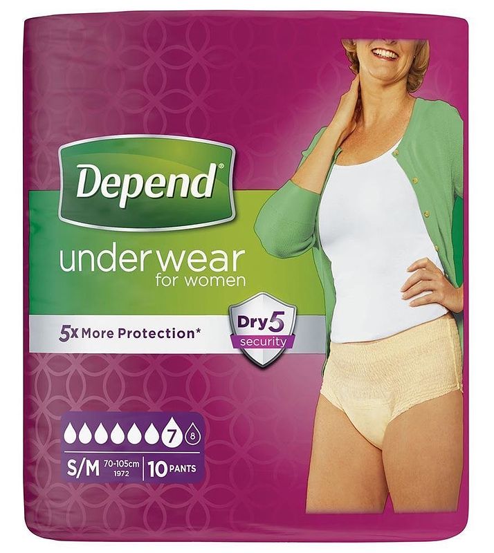 Foto van Depend pants vrouwen normal s/m