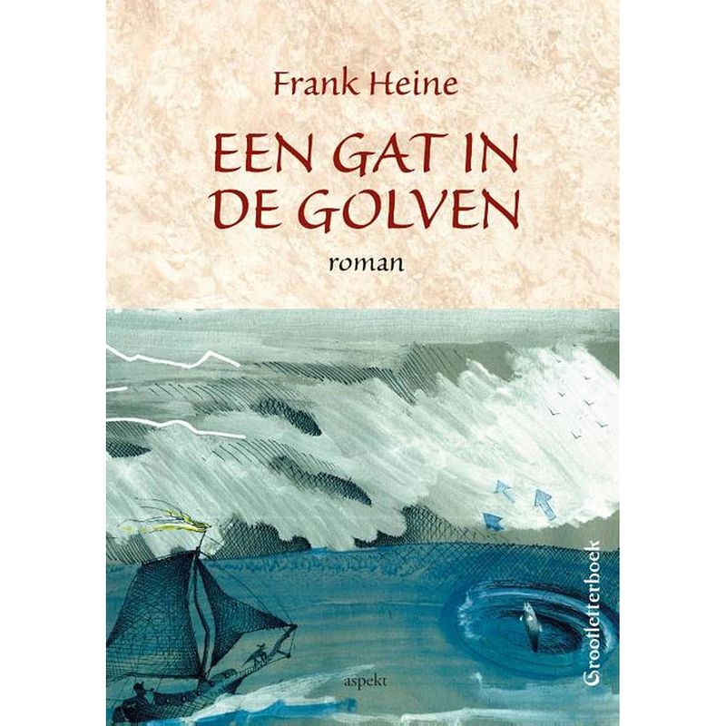 Foto van Gat in de golven - grootletterboek