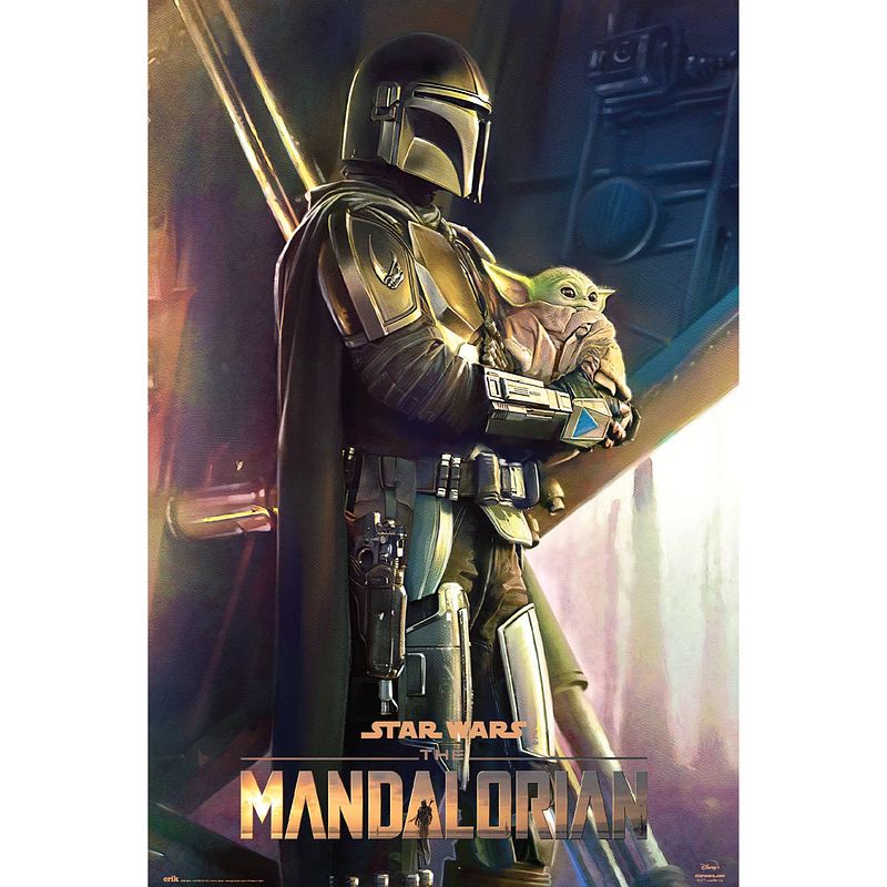 Foto van Grupo erik star wars the mandalorian clan of two poster 61x91,5cm