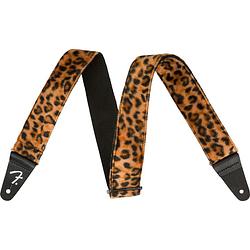 Foto van Fender wild animal print straps leopard gitaarband