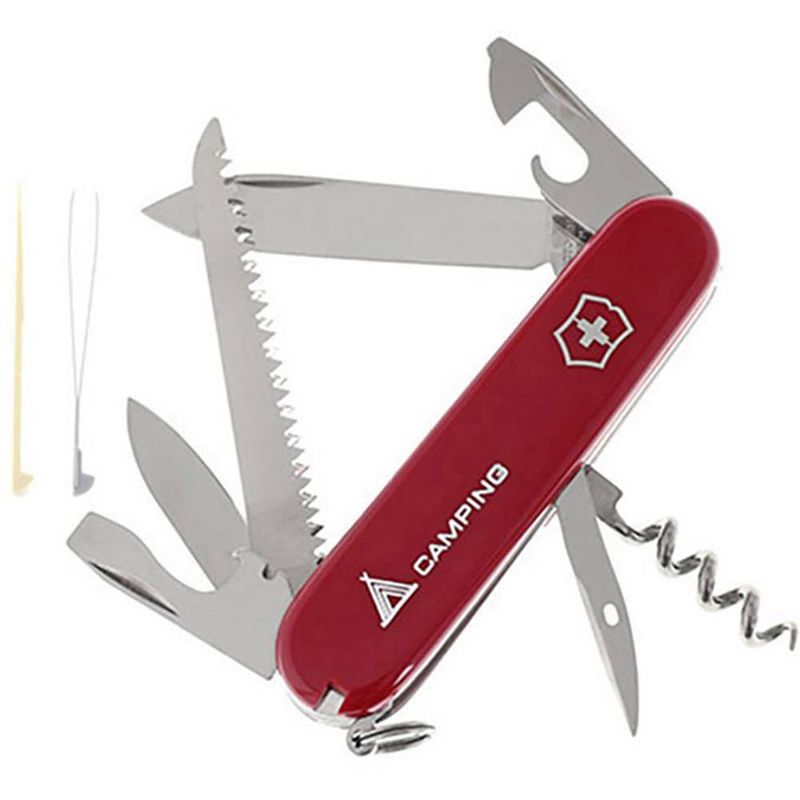 Foto van Victorinox camper 1.3613.71 zwitsers zakmes aantal functies: 13 rood