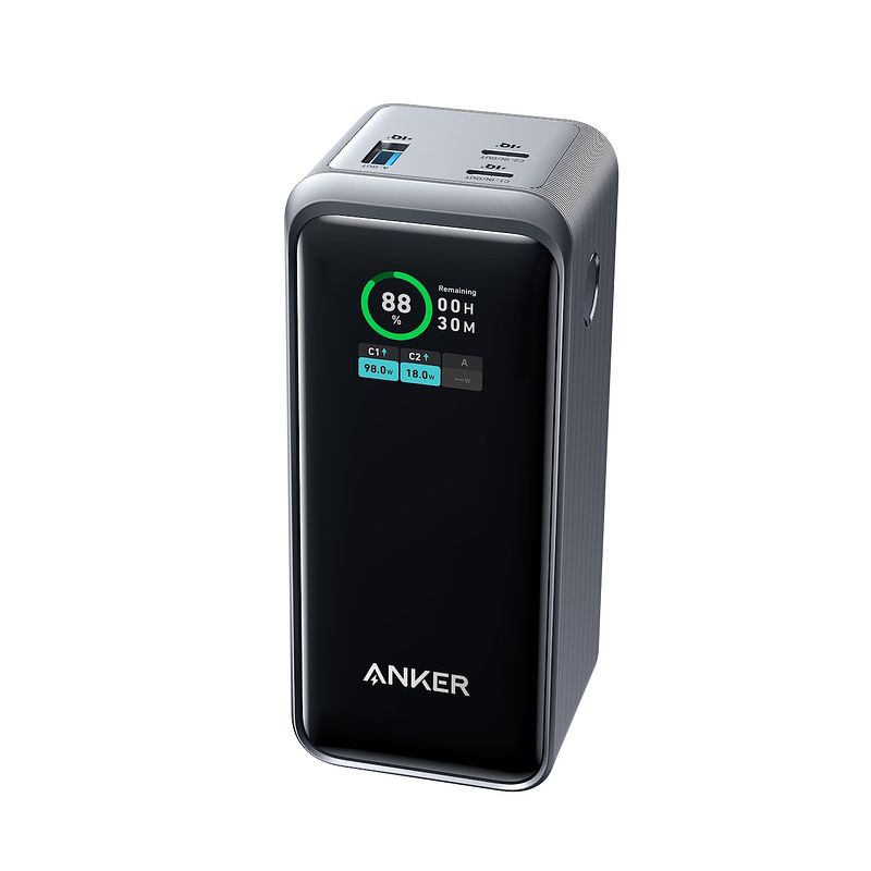 Foto van Anker prime 20 000mah power bank (200w) powerbank zwart