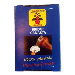 Foto van Longfield games 100% plastic speelkaarten