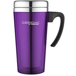 Foto van Thermos soft touch travel mug - 420 ml - paars