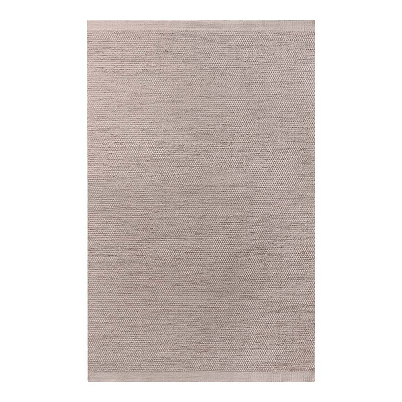 Foto van Una vloerkleed handgeweven 200x300cm offwhite, beige.