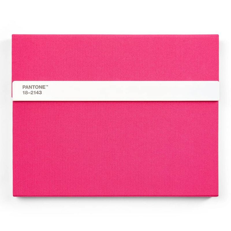 Foto van Copenhagen design - notitieboek gelinieerd met potlood - dark pink 213 c - papier - roze