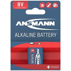 Foto van Ansmann 6lr61 red-line 9v batterij (blok) alkaline 9 v 1 stuk(s)