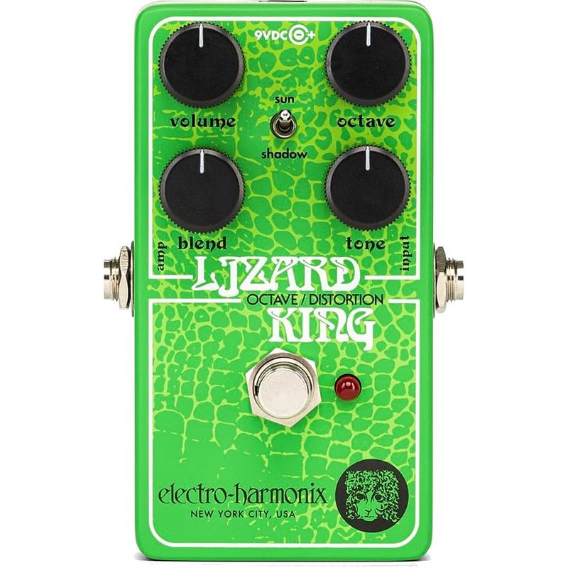 Foto van Electro harmonix lizard king bass octave / distortion basgitaar effectpedaal