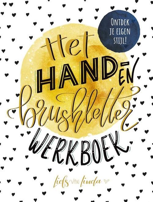 Foto van Het hand- en brushletterwerkboek - liefs van linda - paperback (9789045328331)